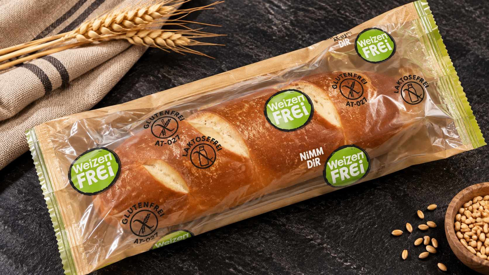 Glutenfrei Laugenstange (TK)
