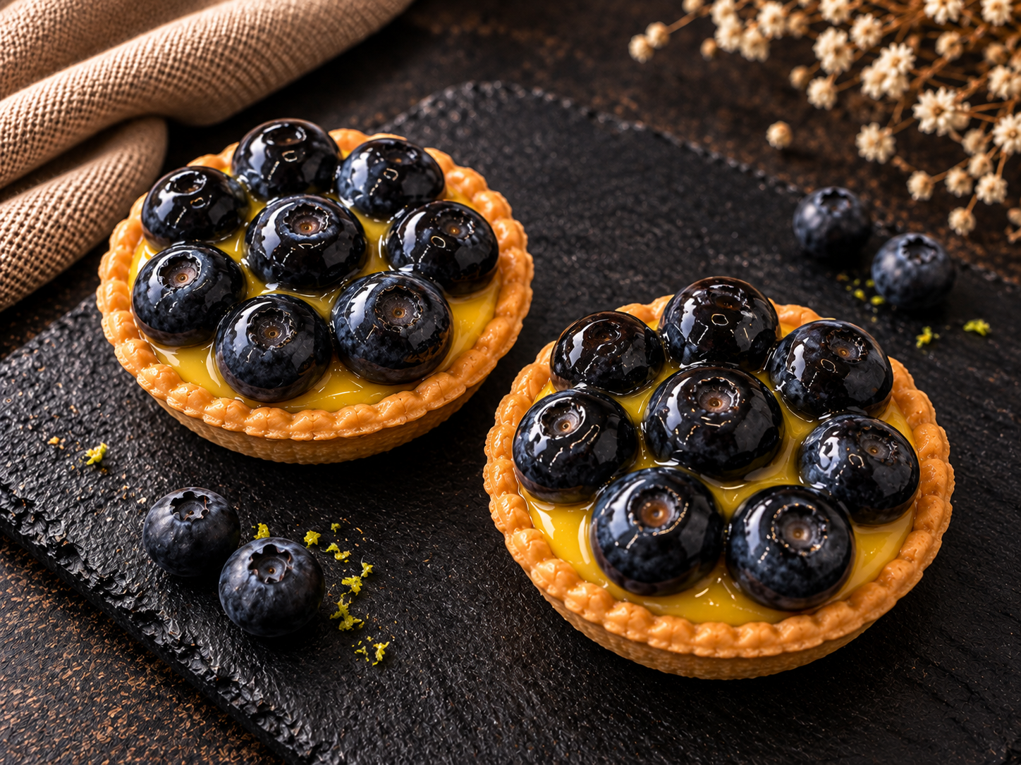 Mini- Früchte-Tartelettes (Mindestbestellmenge: 10 Stück)
