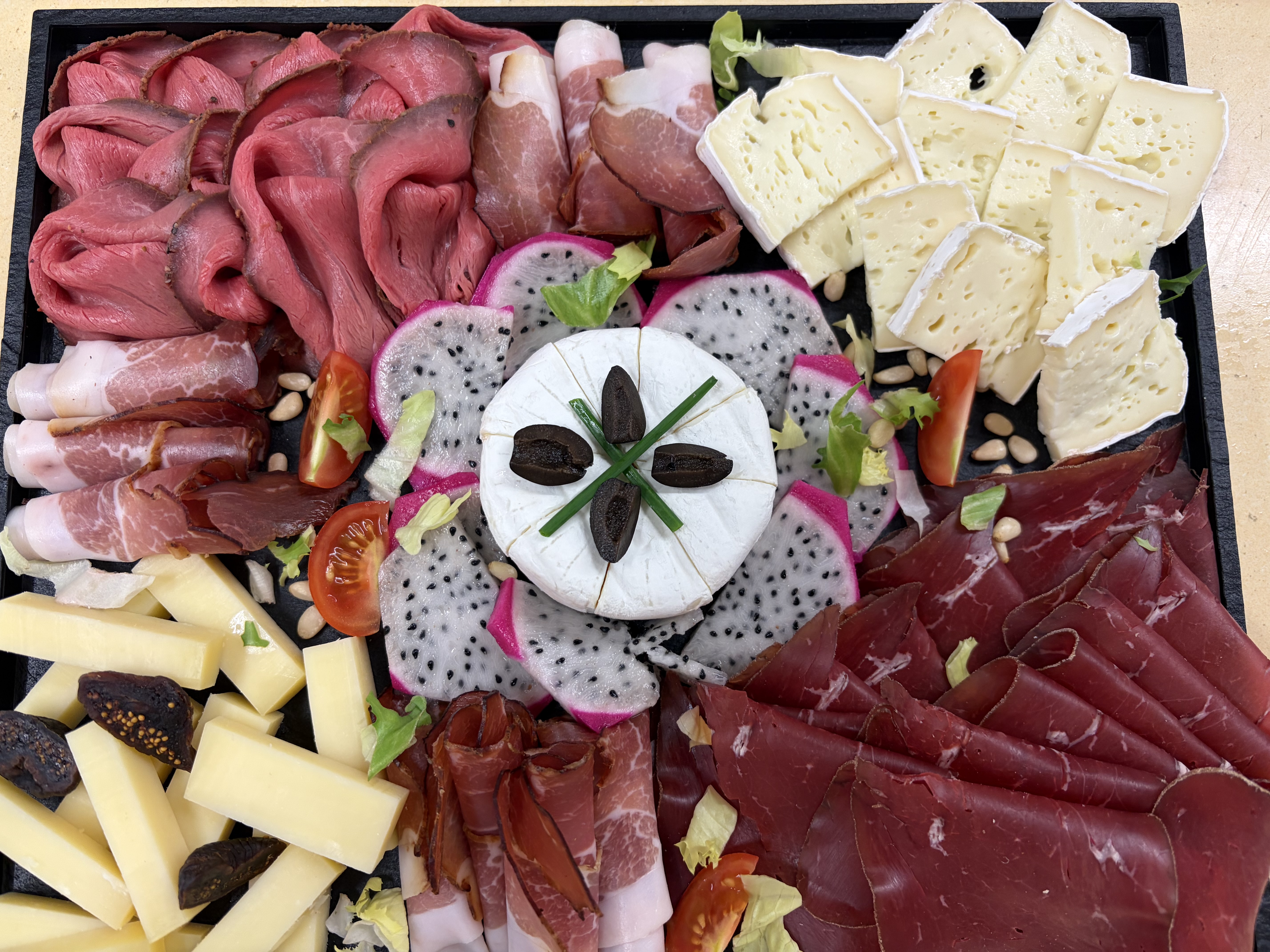 Fleisch-Käse-Platte