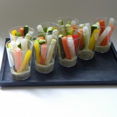 Gemüse Sticks im Becher