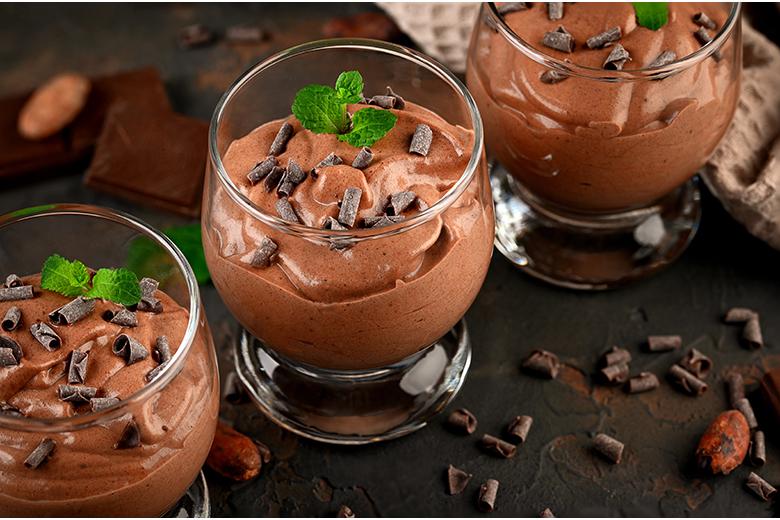 Schoggimousse (Mindestbestellmenge: 10 Stück)