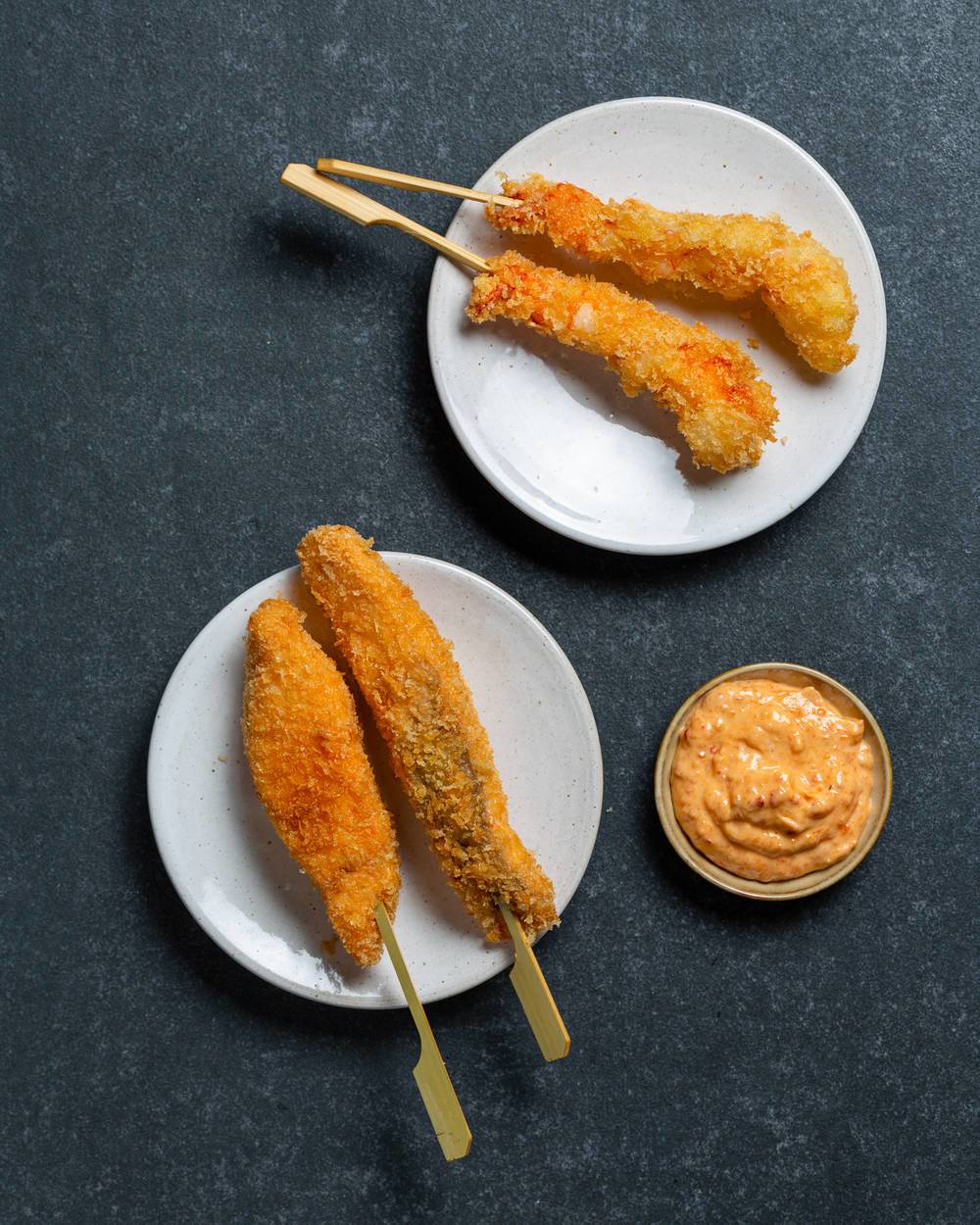 Panierte Crevetten mit Süss-Sauer-Sauce