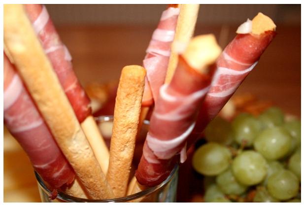 Grissini mit Rohschinken