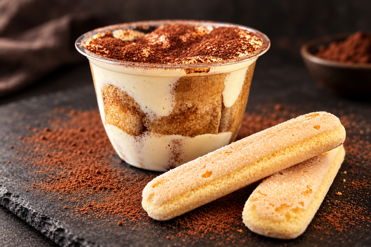 Tiramisu (Mindestbestellmenge: 10 Stück)